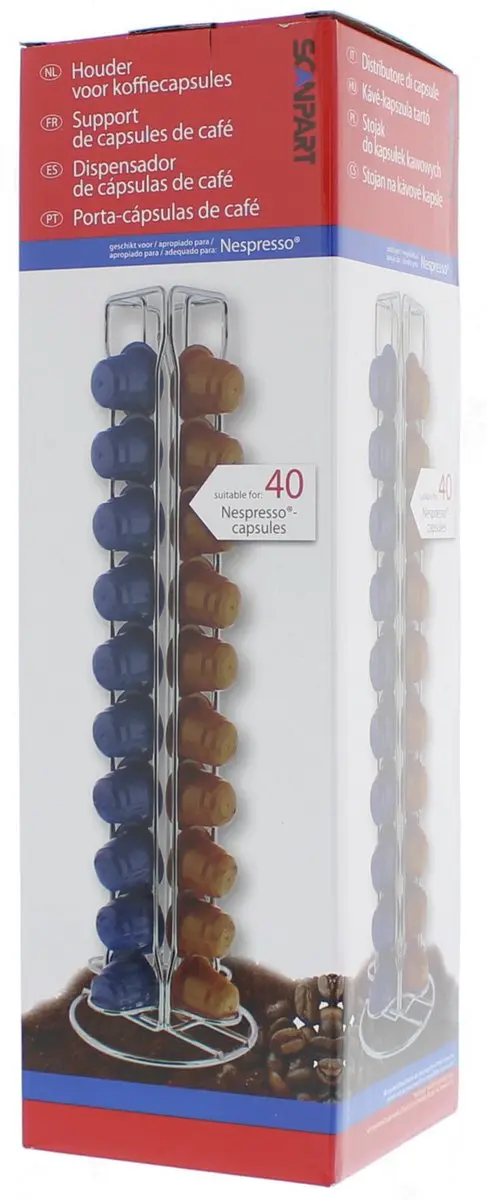 Scanpart Capsulehouder RVS 40 Nespresso