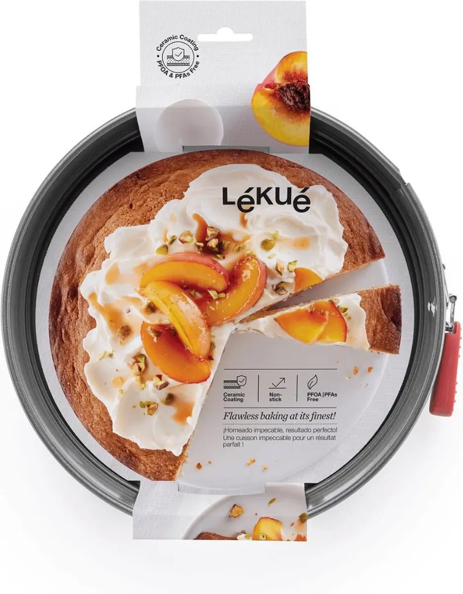 Lékué Springvorm Rond 24cm - Anti-aanbak - Grijs