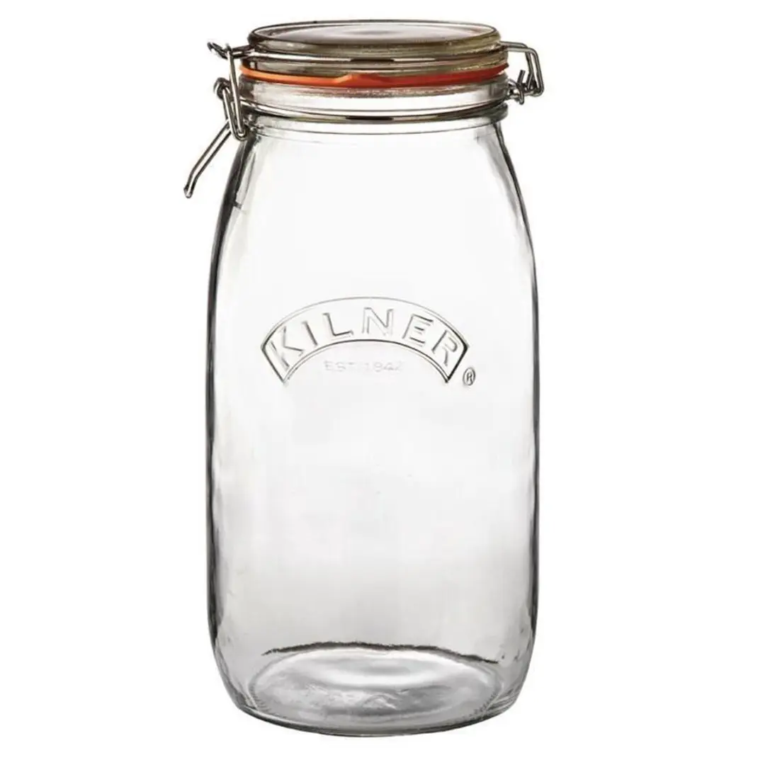 Kilner GL254 Ronde Weckpot 3L - Transparant