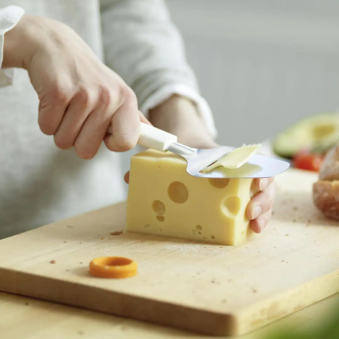 Fiskars Kaasschaaf Wit - Roestvrijstaal
