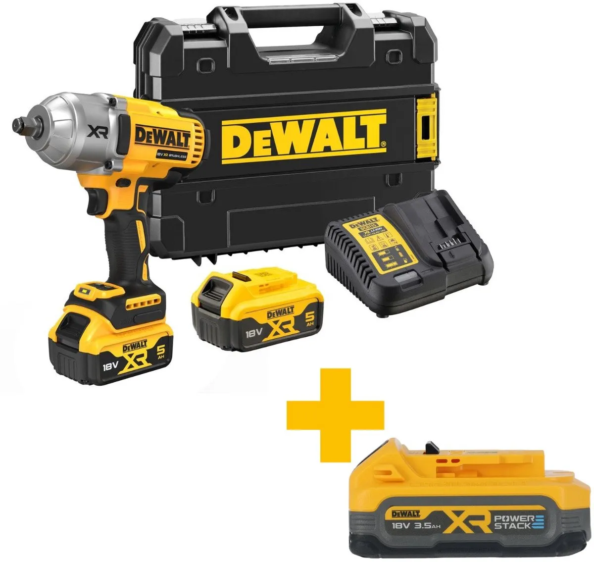 DeWalt DCF900P2T Slagmoersleutel 18V - 1400Nm - 2x5.0Ah