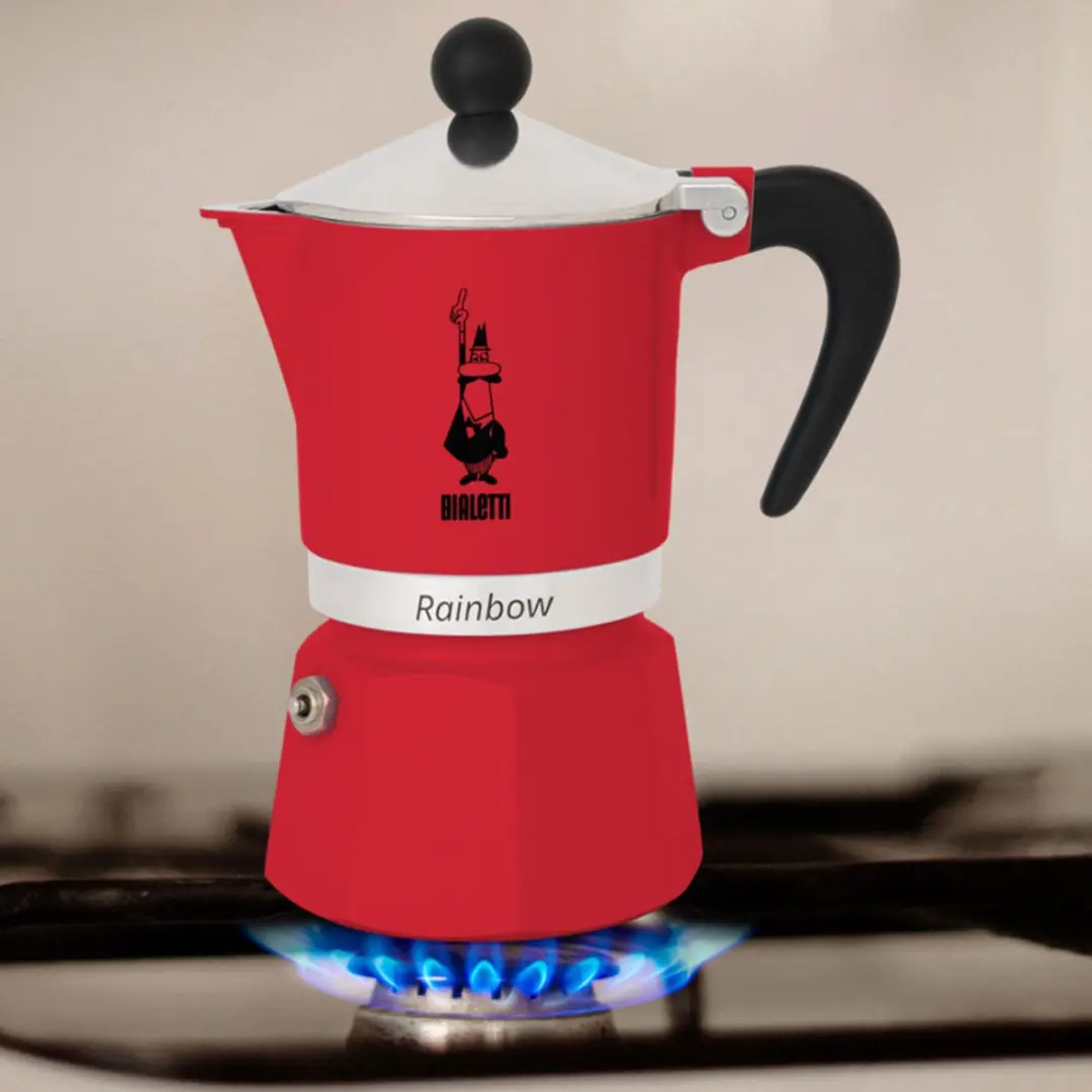 Bialetti Rainbow Percolator 200ml - Rood - 1 Kop