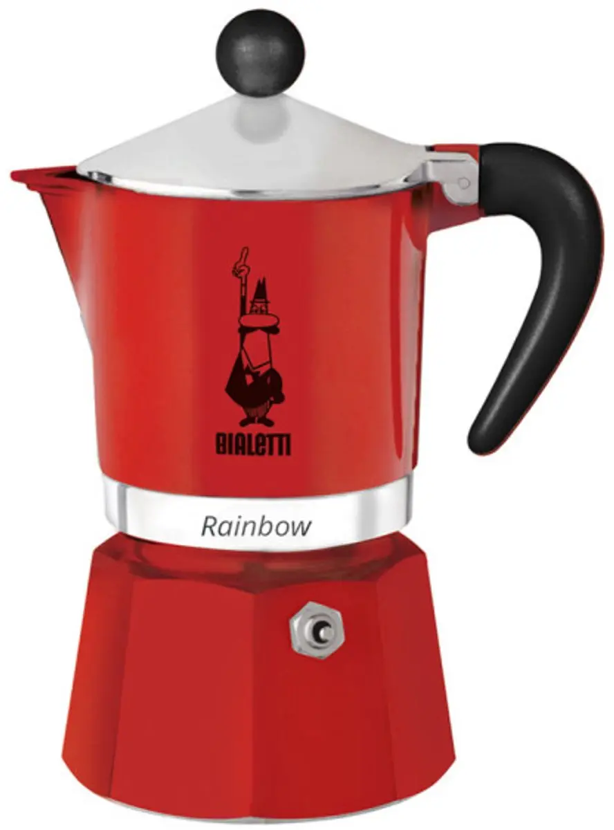 Bialetti Rainbow Percolator 200ml - Rood - 1 Kop