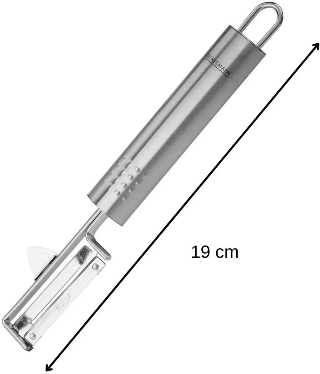 Fackelmann Roestvrijstalen Groenteschillers 19cm - 2 Stuks
