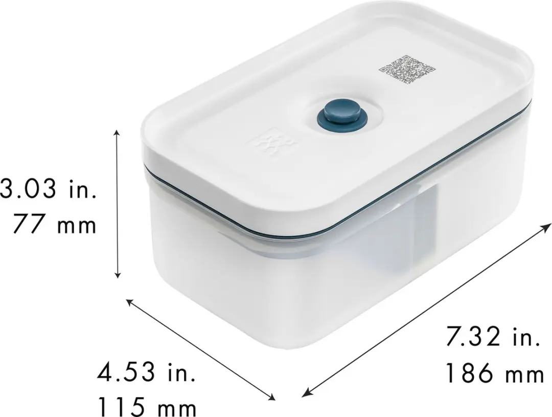 Zwilling Fresh & Save La Mer Vacuüm Lunchbox 800ml - Blauw/Wit