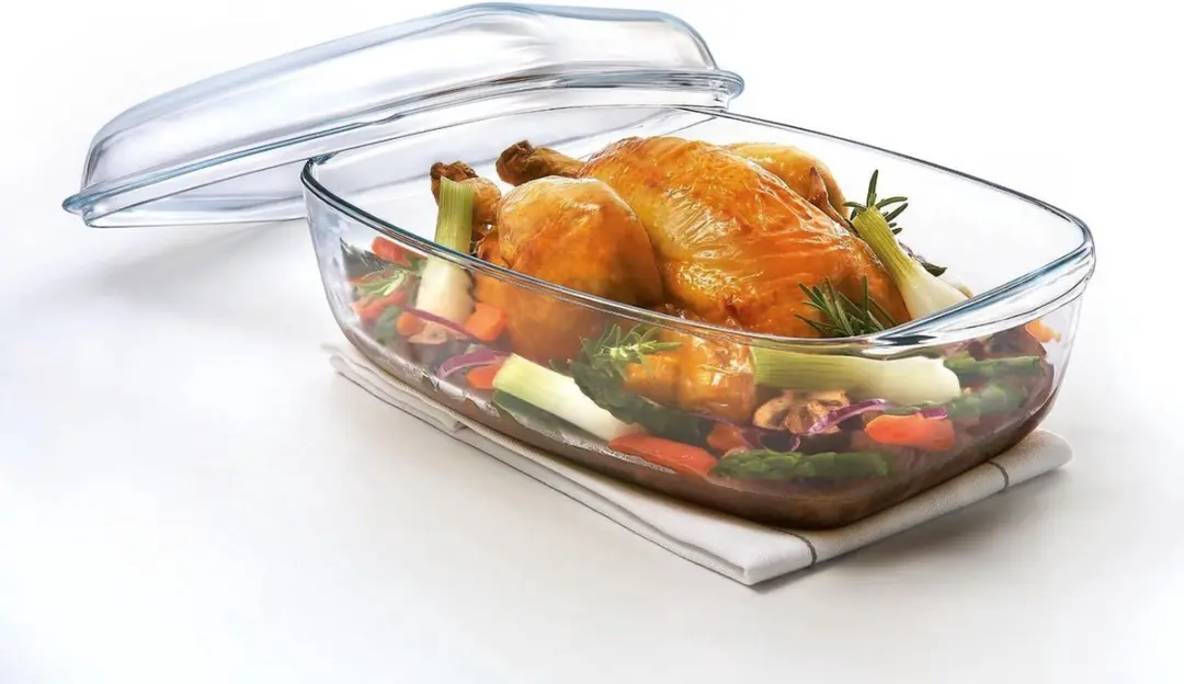 PYREX Essentials Schaal Rechthoek 4,5L - Transparant
