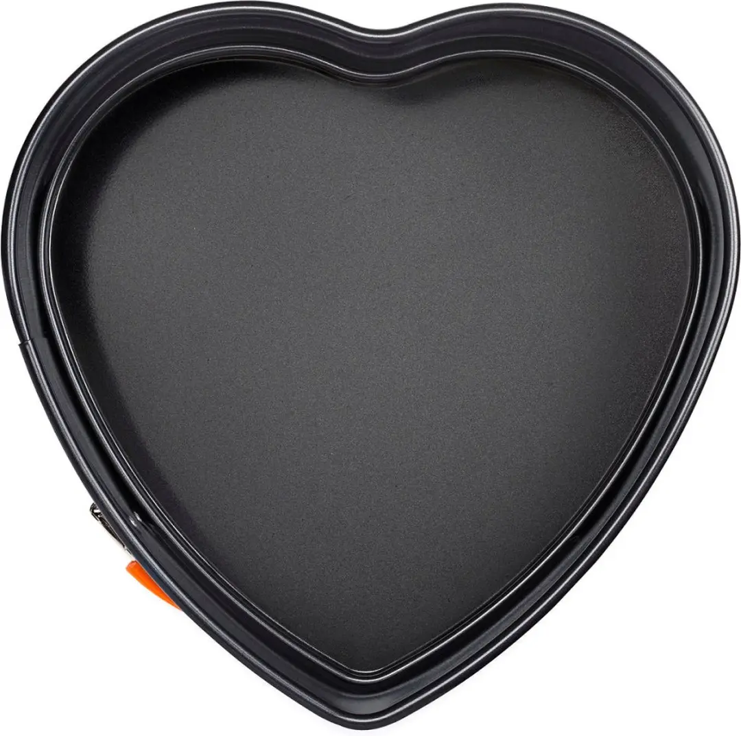 Le Creuset Springvorm Patiliss Hart 26x25cm - Zwart - afbeelding 2 van 5