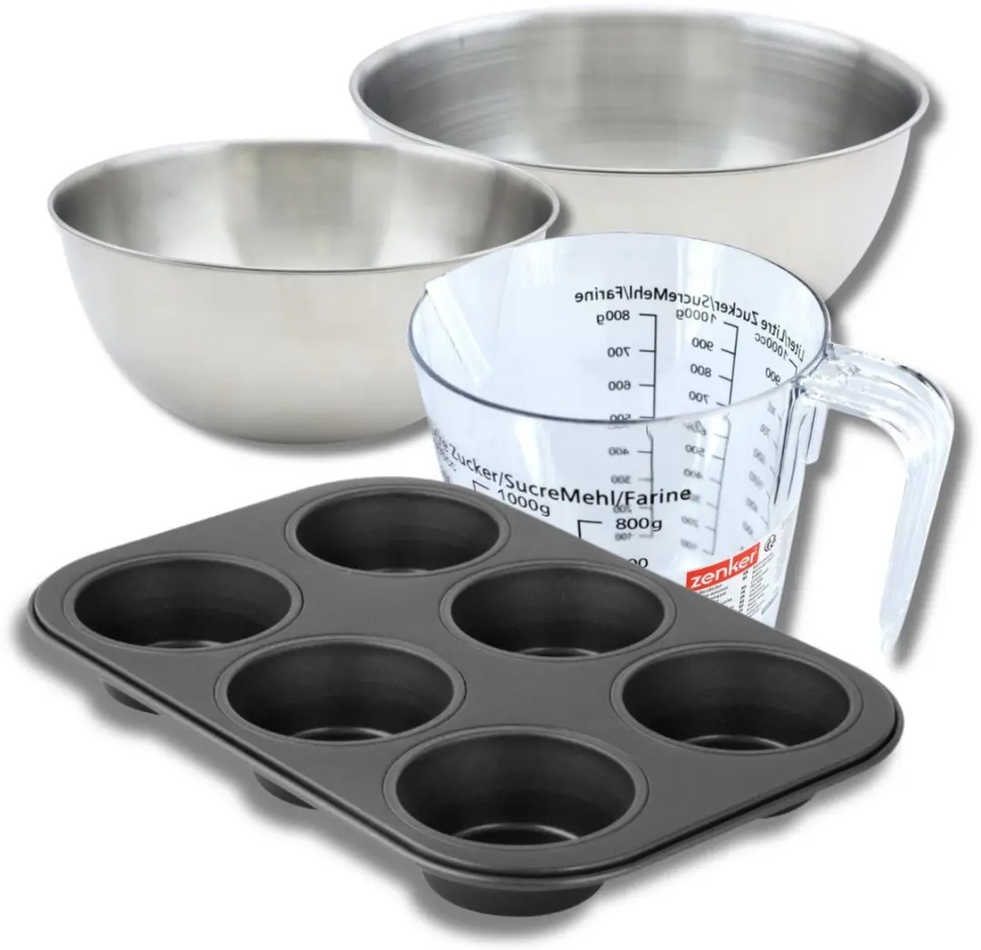 Zenker Bakkersset Muffinvorm 6 Holtes 28cm