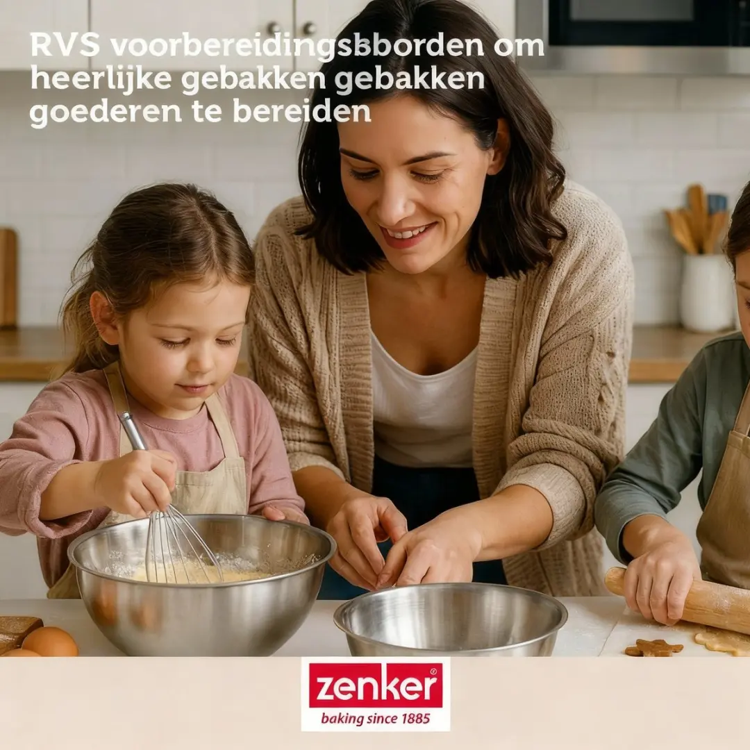 Zenker Bakkersset Muffinvorm 6 Holtes 28cm - 2 Mengkommen