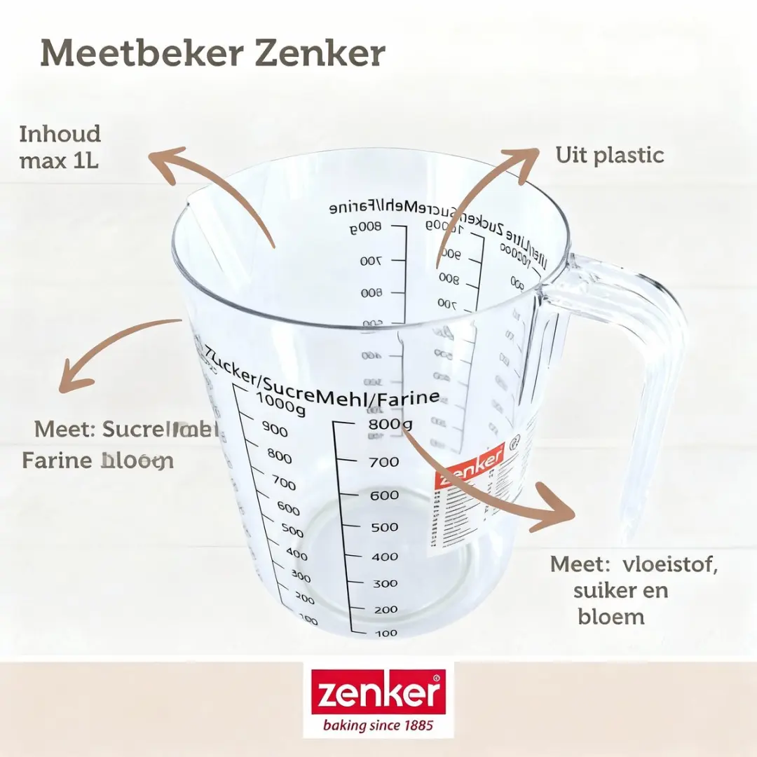 Zenker Bakkersset Muffinvorm 6 Holtes 28cm - 2 Mengkommen