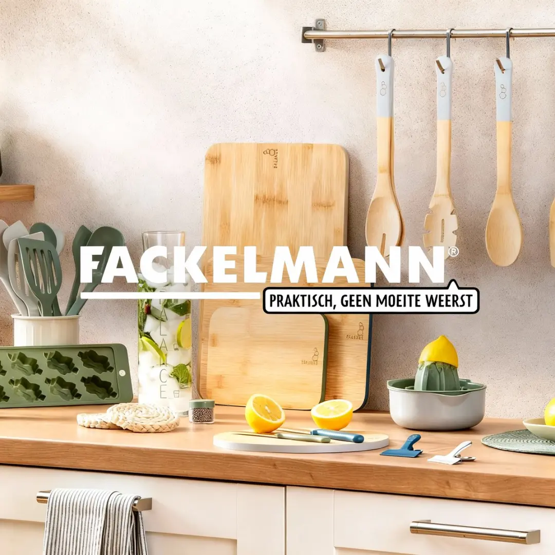 Fackelmann Balance Bamboe Snijplank 30x23cm - Blauw/Bruin