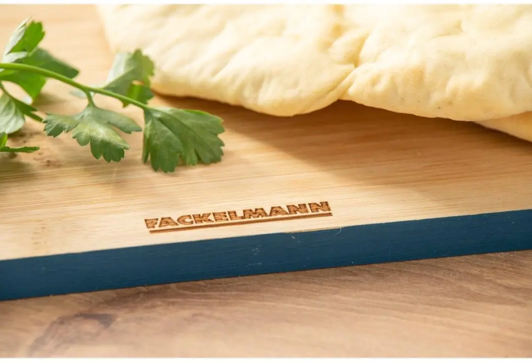 Fackelmann Balance Bamboe Snijplank 30x23cm - Blauw/Bruin