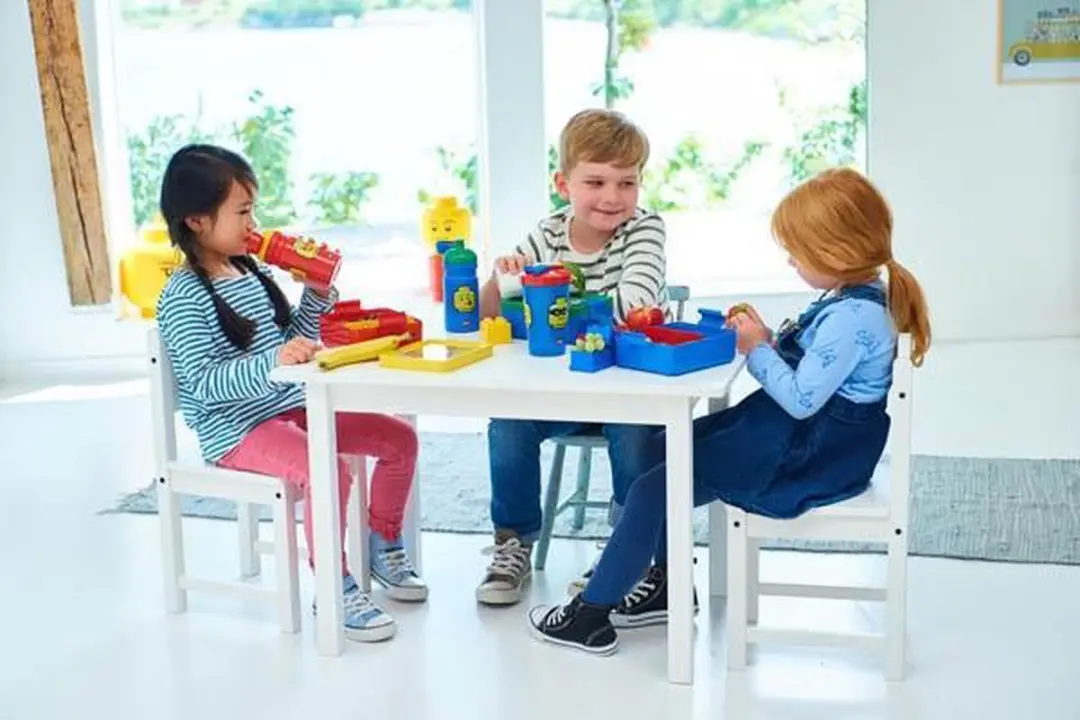 LEGO Lunchset Iconic Girl - 2-delig - 0.39L - Rood