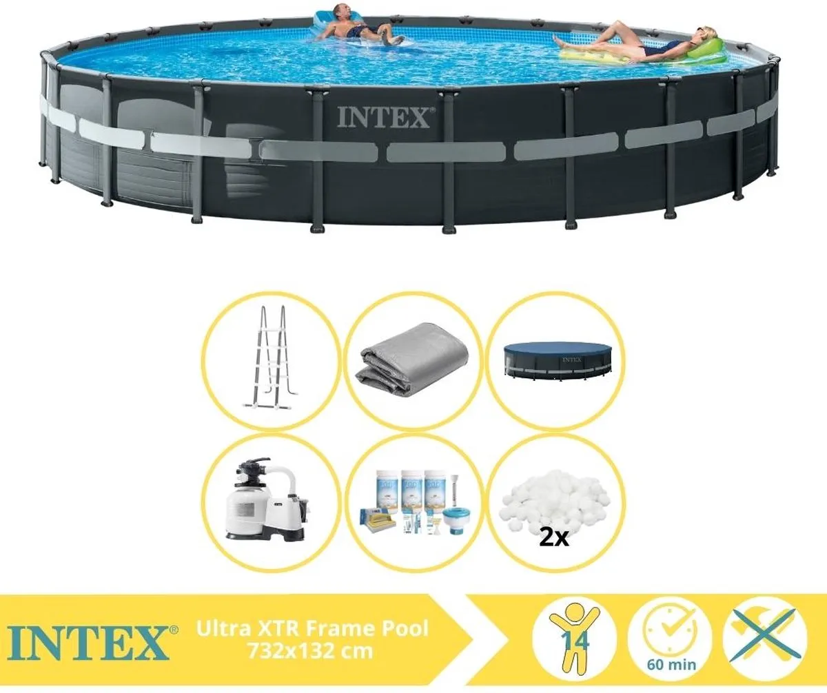 Intex Ultra XTR Frame Zwembad 732x132cm - 47.241L - MPN 26340GN