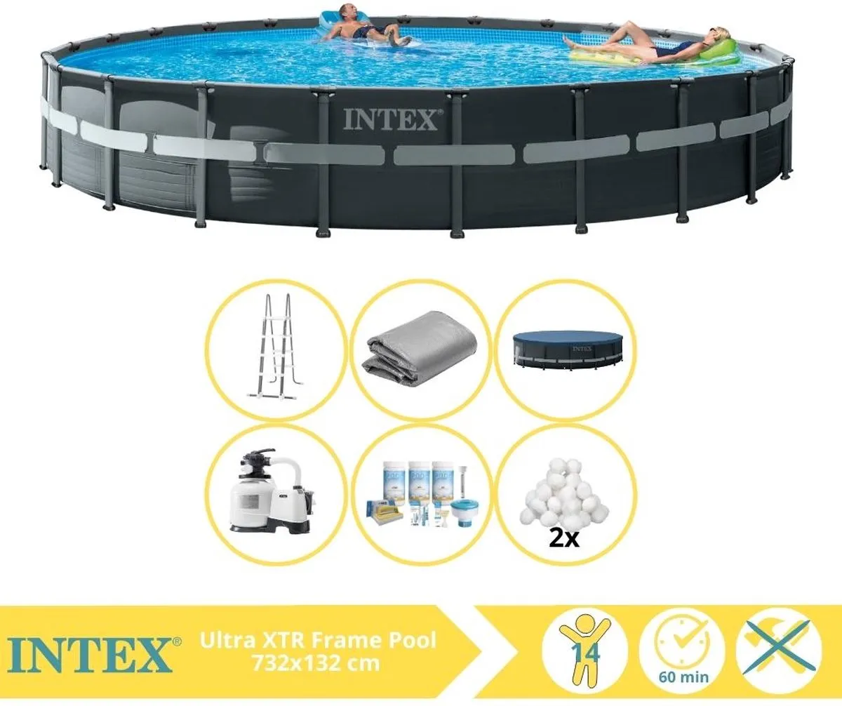 Intex Ultra XTR Frame Zwembad 732x132cm - 47.241L - MPN 26340GN