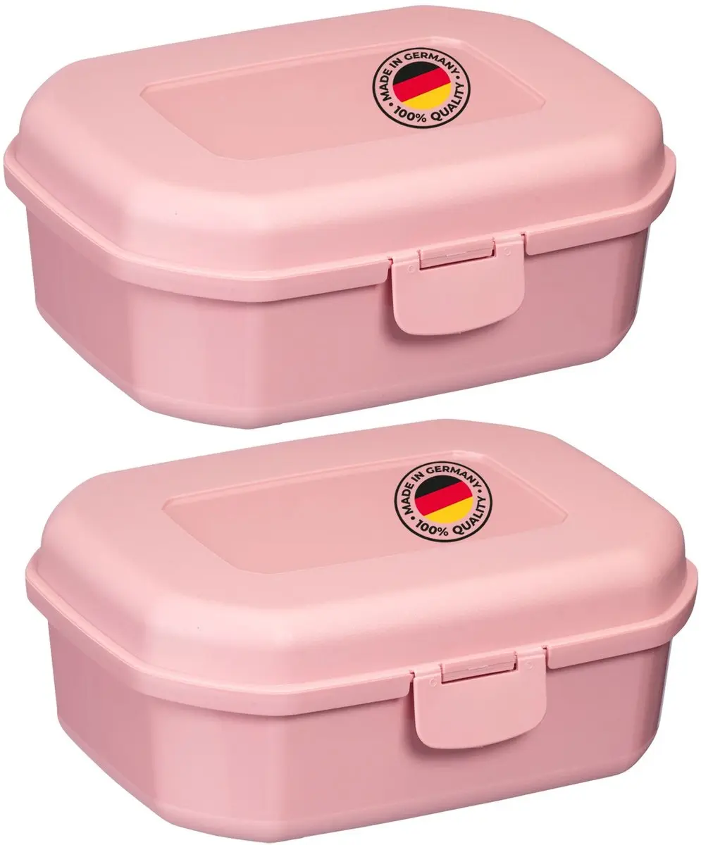 Westmark Maxi Lunchbox met Kliksluiting - 2 Stuks - Roze