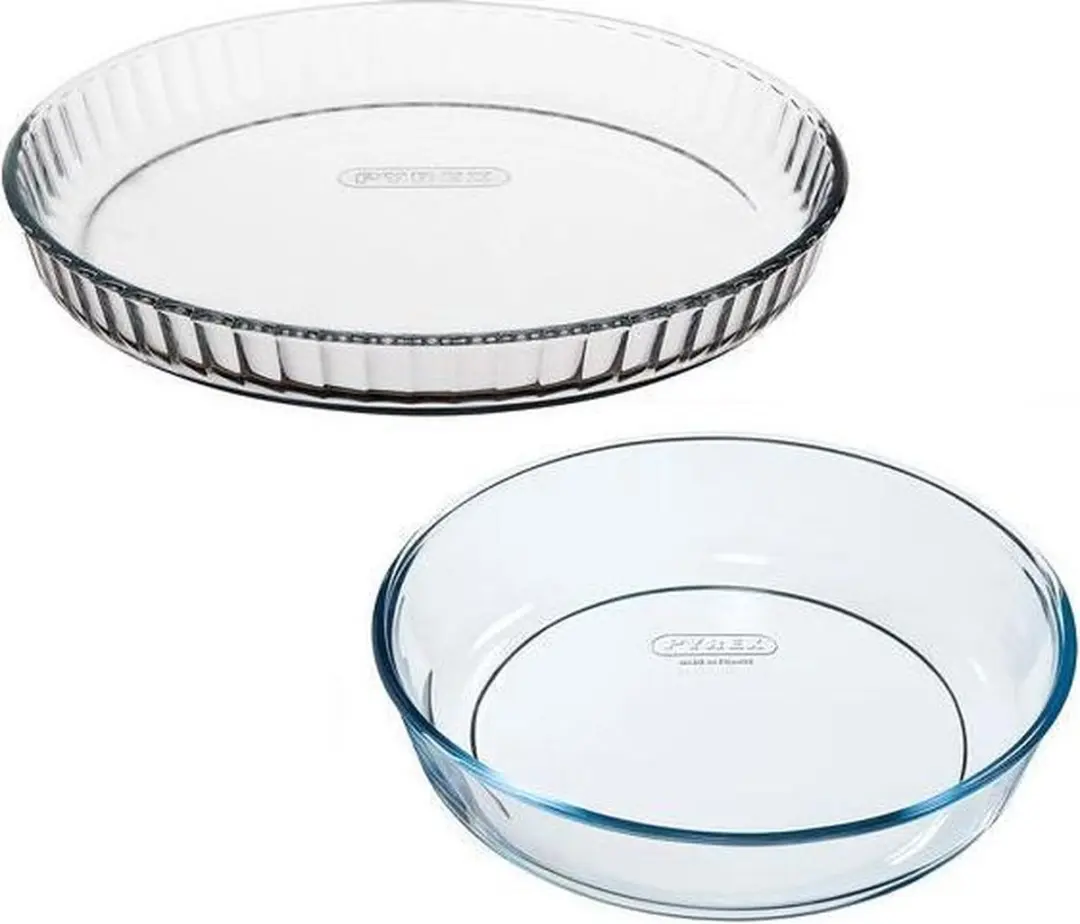 PYREX Taartvorm 2-delig 3L - Transparant