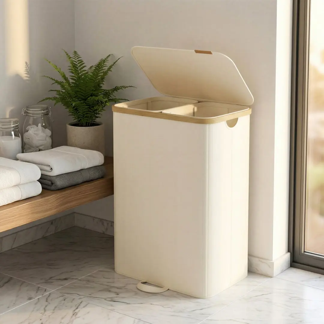 Songmics Wasmand LCB532WD01 - 150L - 2 Vakken