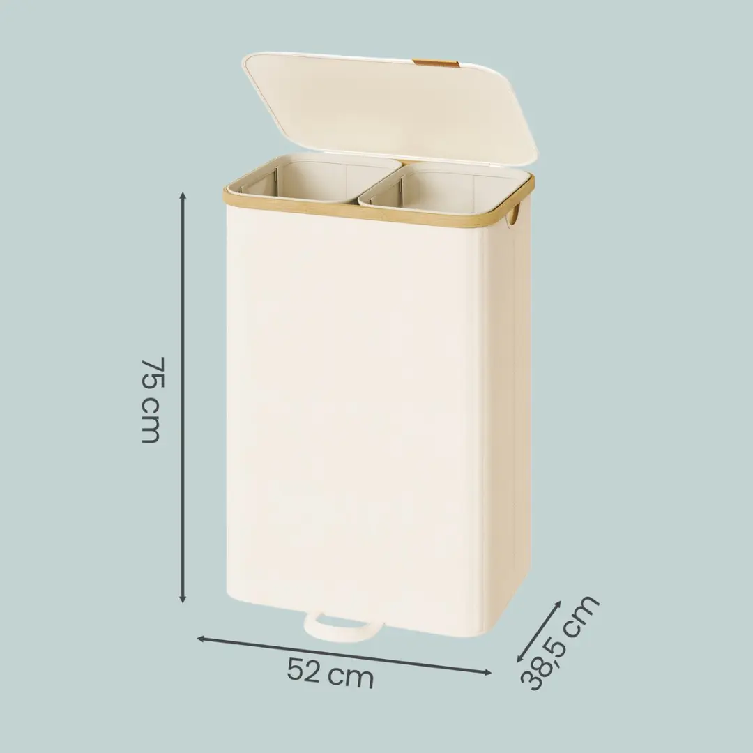 Songmics Wasmand LCB532WD01 - 150L - 2 Vakken