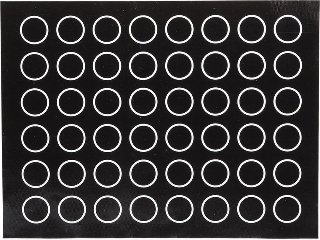 Patisse Macaron Bakmat 40x30cm - Zwart