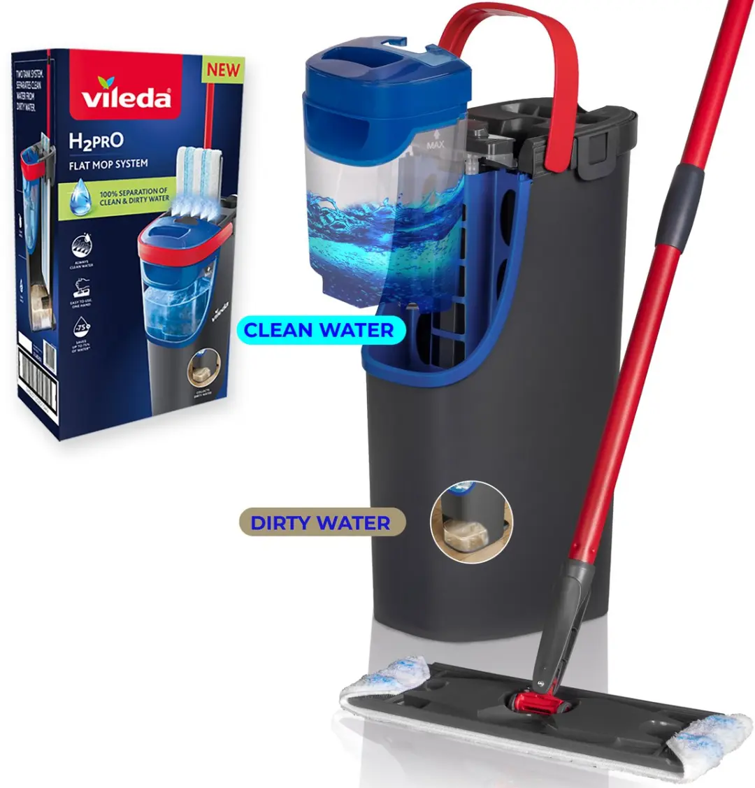 Vileda H2Pro Flatmop Systeem
