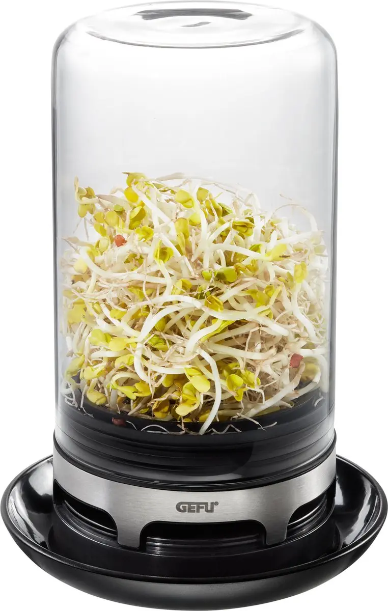 GEFU Bivita Sprossenglas 13cm - 0.40l - Zwart