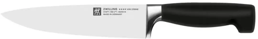 Zwilling Four Star Koksmes 18cm - Zwart/Zilver