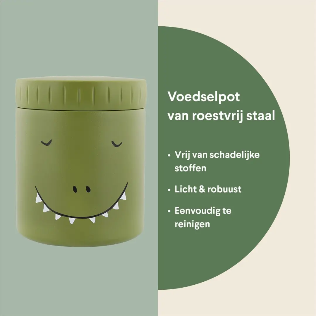 Trixie Mr. Dino Thermopot 350ml - Groen