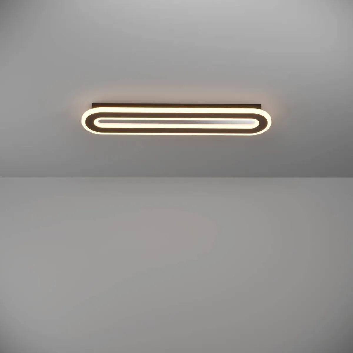 Eglo Macchioni Plafondlamp 55cm - Zwart/Wit - Dimbaar
