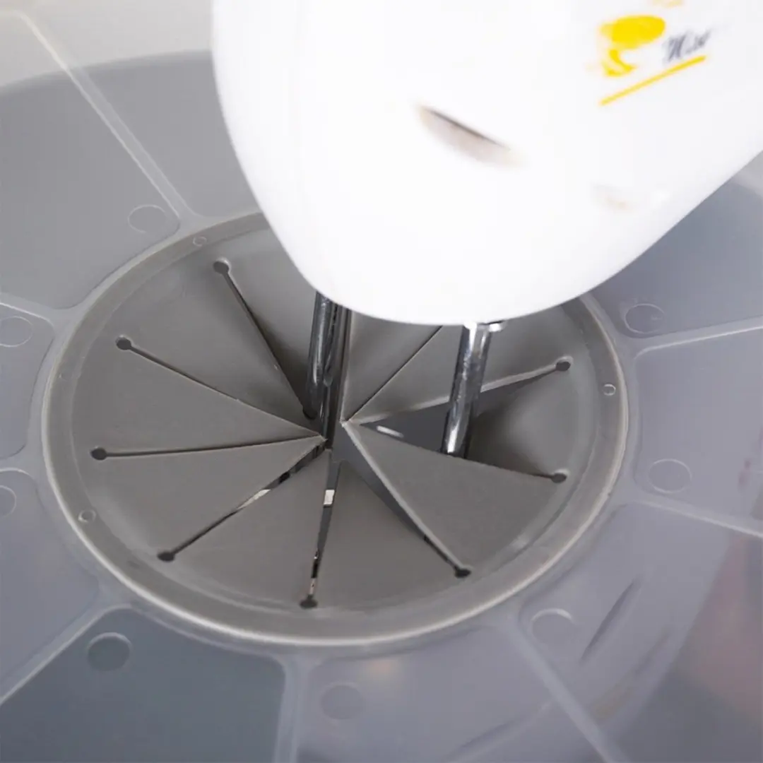 Excellent Houseware Cuisiner Spatdeksel Mixer 30cm - Transparant