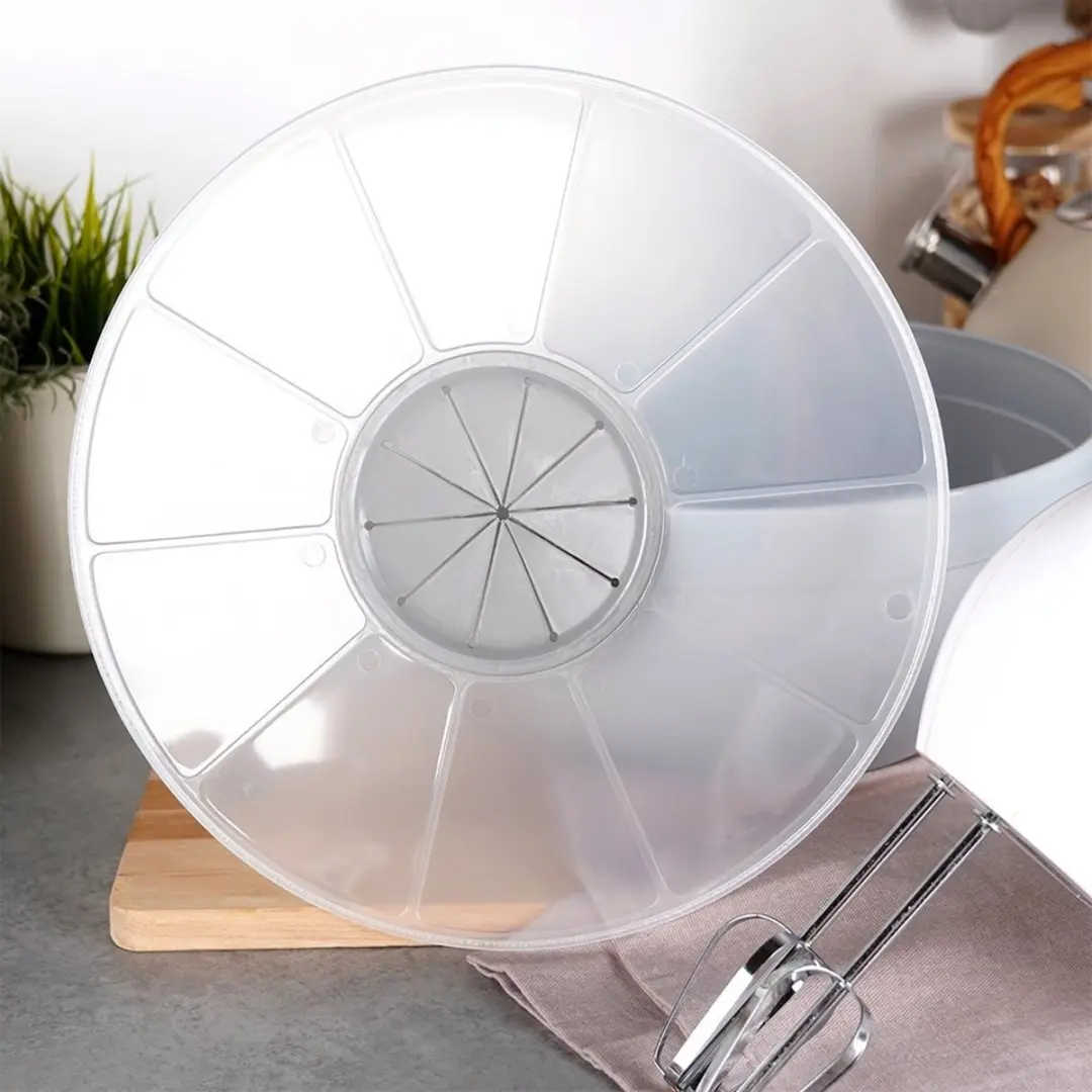 Excellent Houseware Cuisiner Spatdeksel Mixer 30cm - Transparant