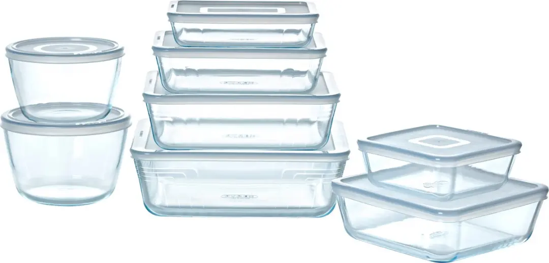 PYREX Cook & Freeze Schaal Set 8 Stuks