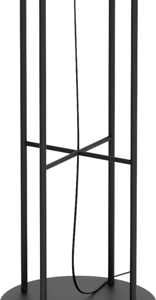 Eglo Glastonbury Vloerlamp - Ø24cm - Zwart