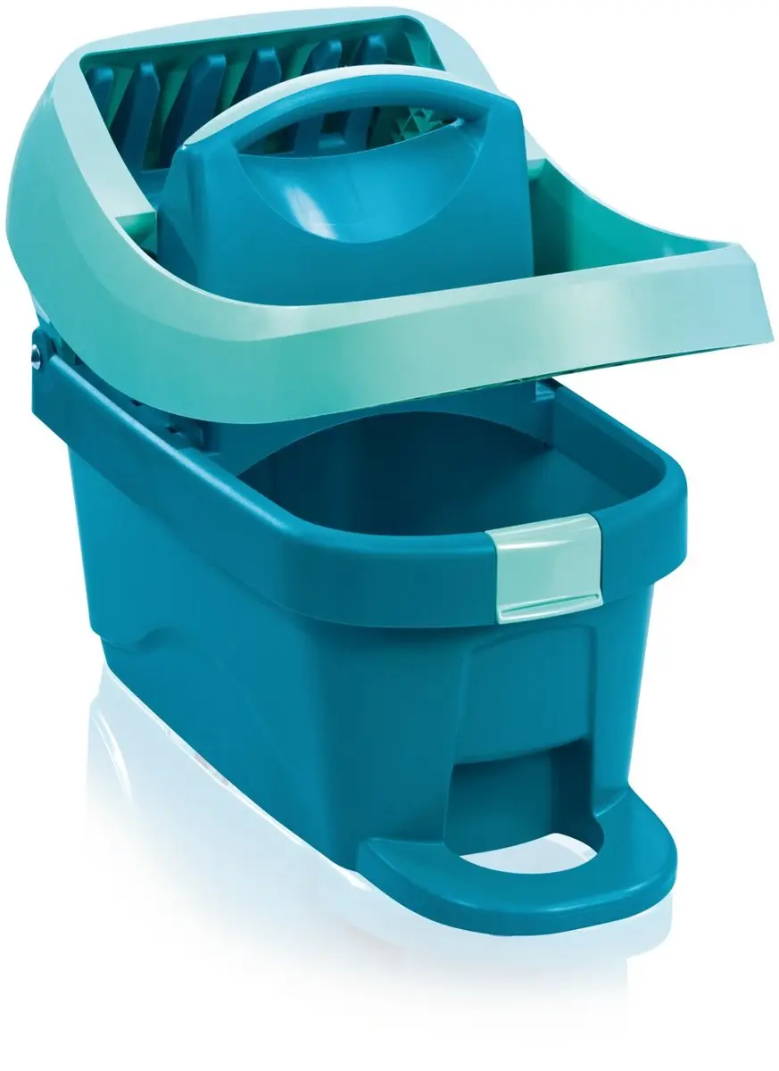 Leifheit Profi Vloerwisser XL 55099 - Micro Duo - 42cm - Turkoois/Grijs/Wit