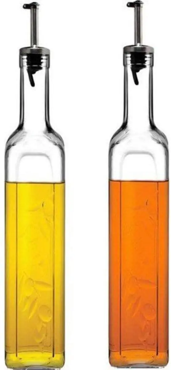 Pasabahce Zelfgemaakte Azijn/Oliekaraf Set 2x500ml
