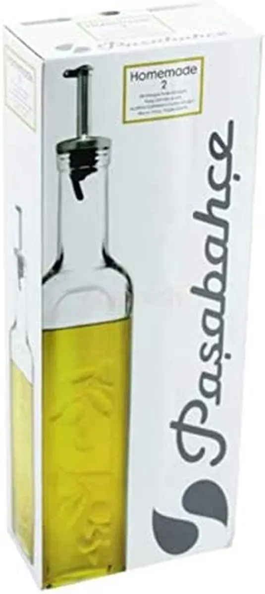 Pasabahce Zelfgemaakte Azijn/Oliekaraf Set 2x500ml - Glas