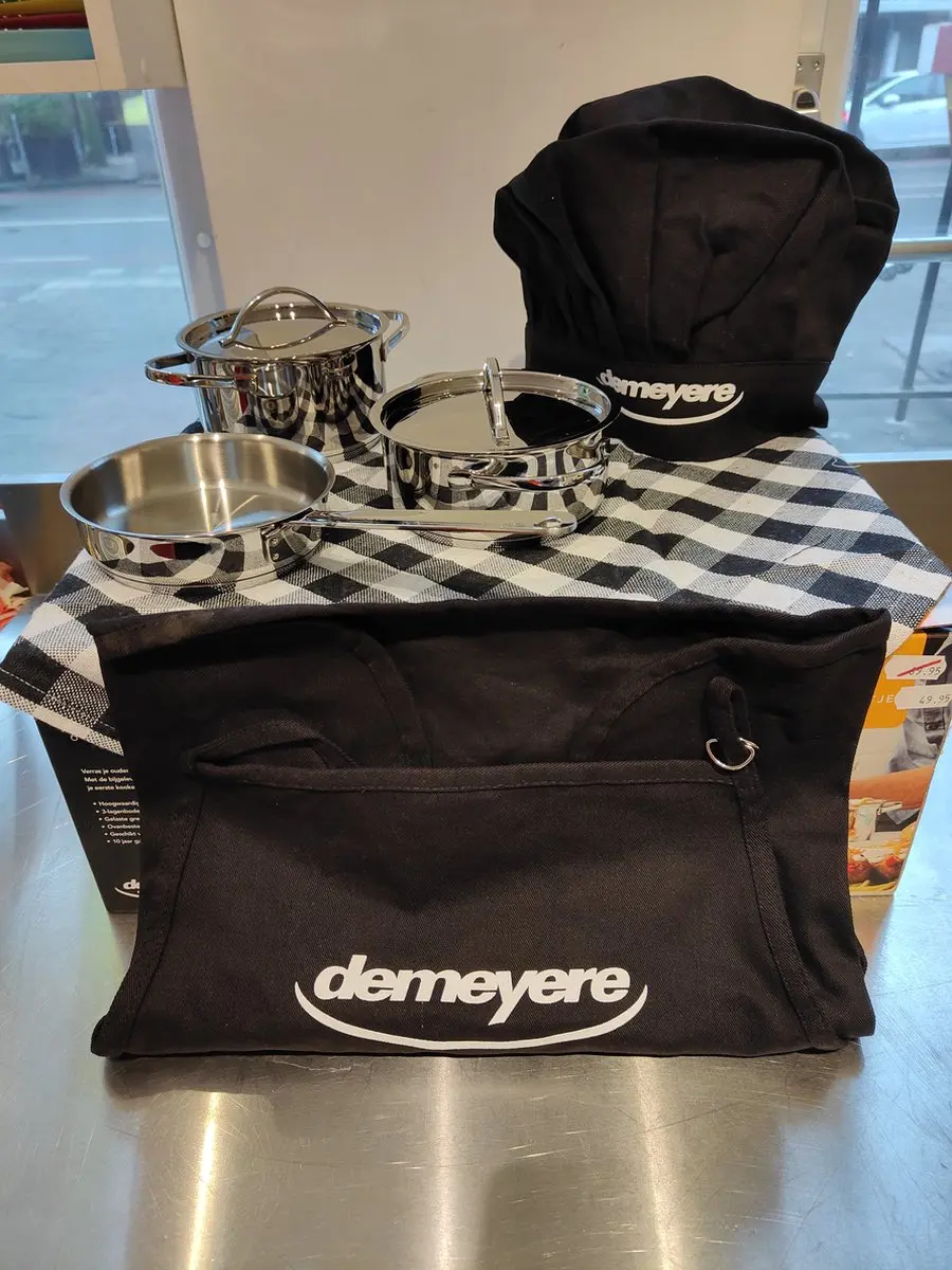 DEMEYERE Kinderkookset Mini 84015 - 6 Delig - Zilver - afbeelding 6 van 6