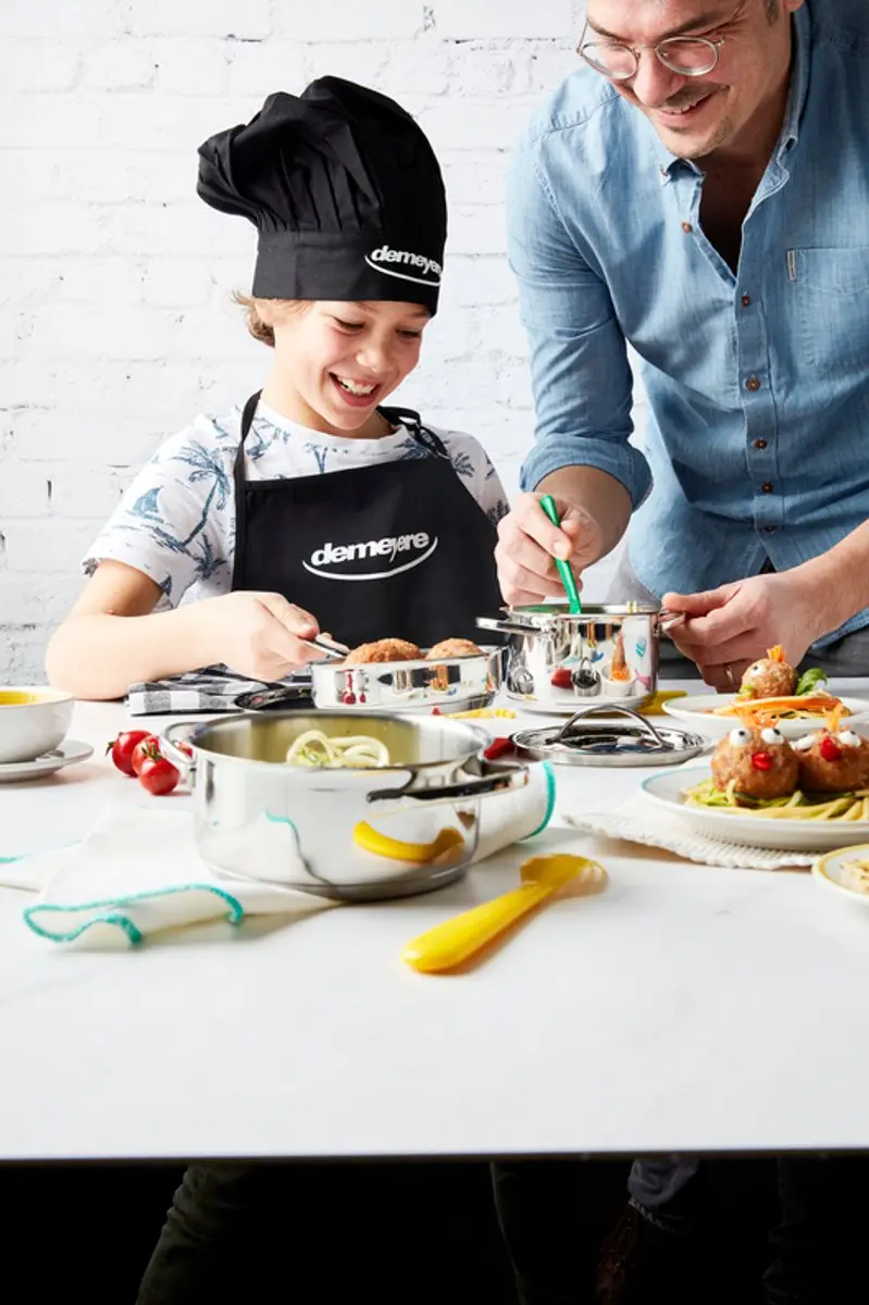 DEMEYERE Kinderkookset Mini 84015 - 6 Delig - Zilver