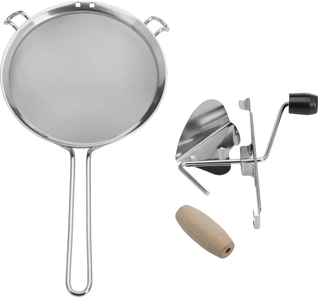 Westmark Passeerzeef Freches Früchtchen 20cm - Roestvrij staal/Zwart