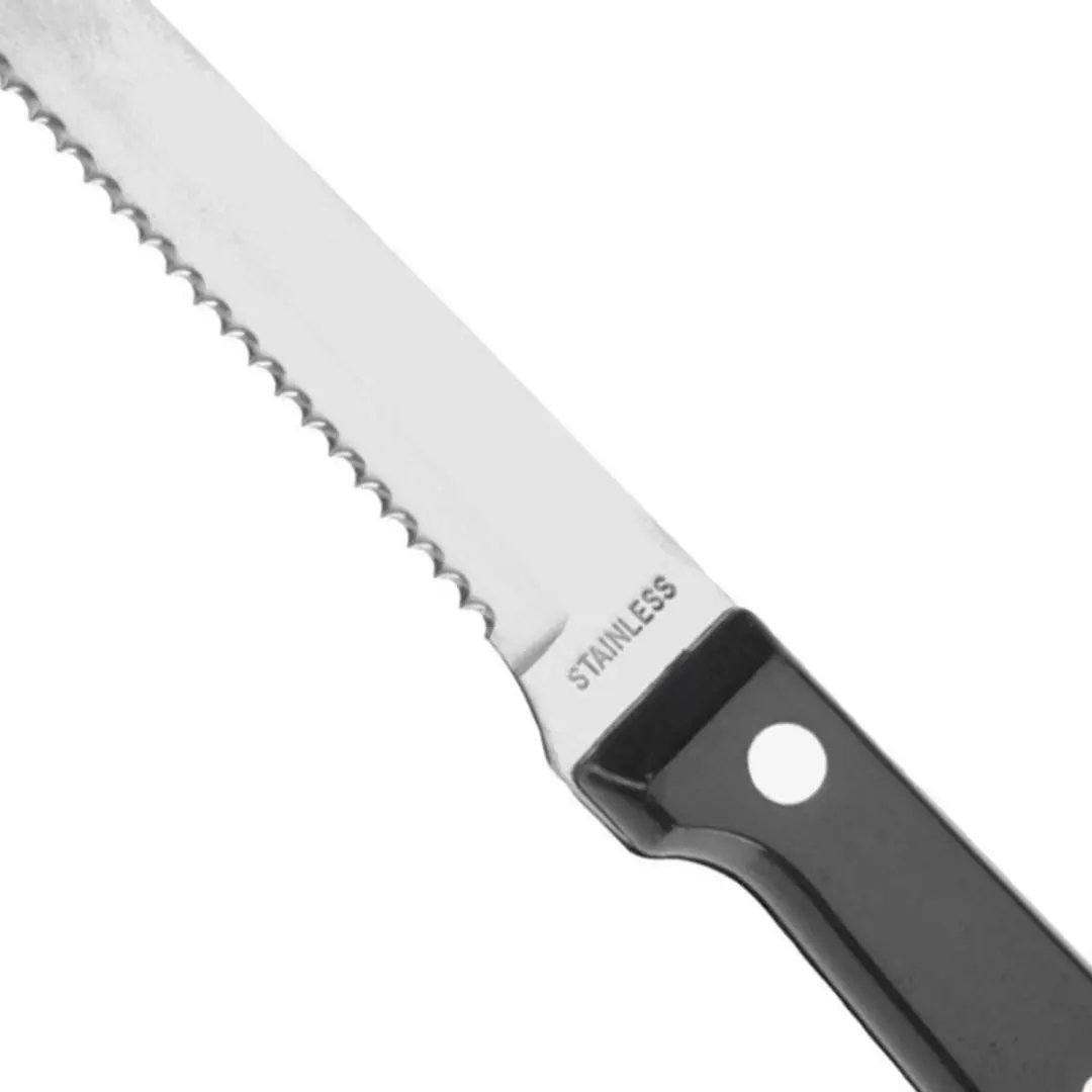 Excellent Houseware Steakmessen 6-delig - Zwart