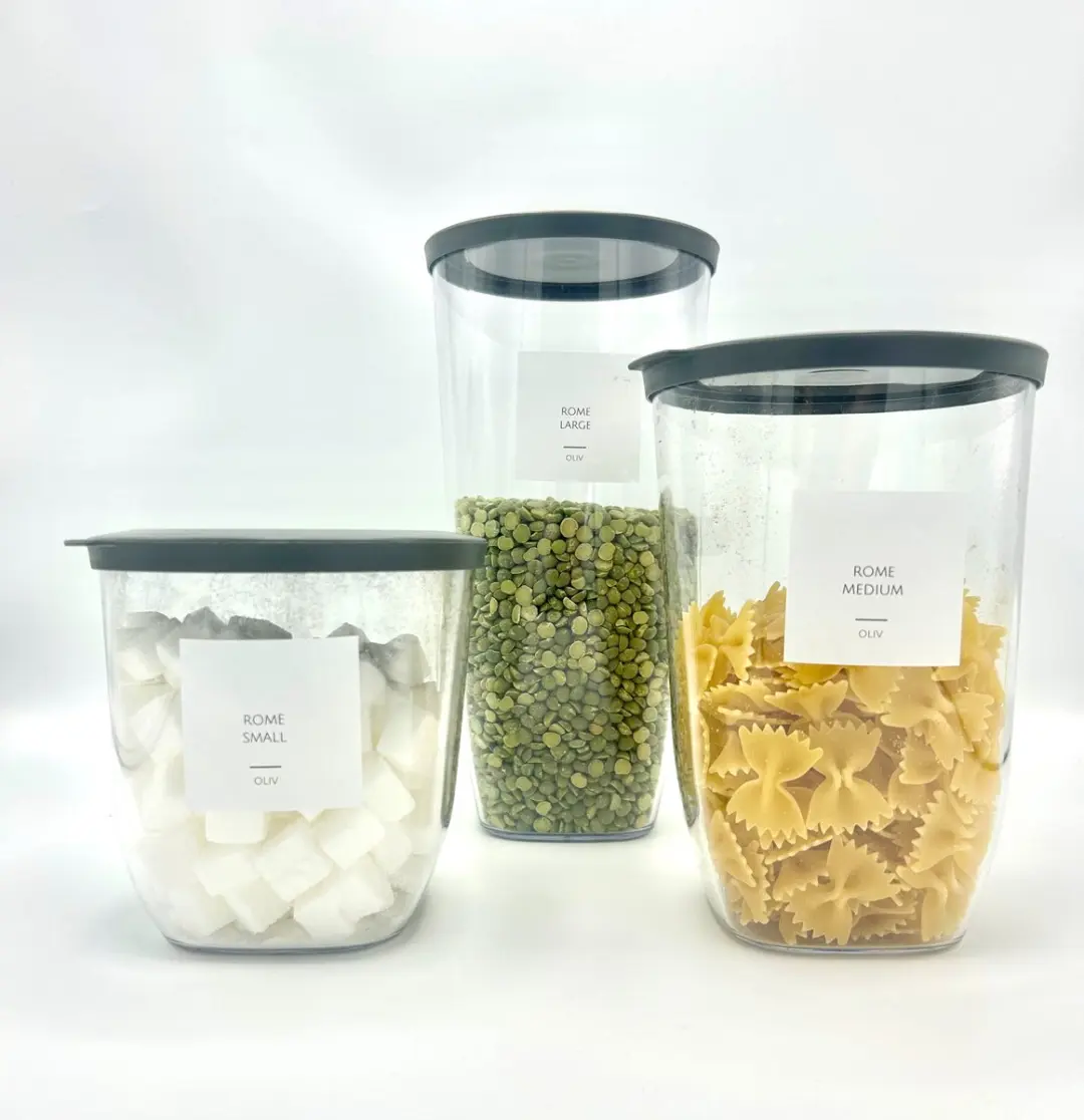 Koziol Connect Voorraadpot 1,5L - Grijs