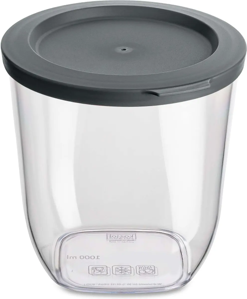 Koziol Connect Voorraadpot 1,5L - Grijs