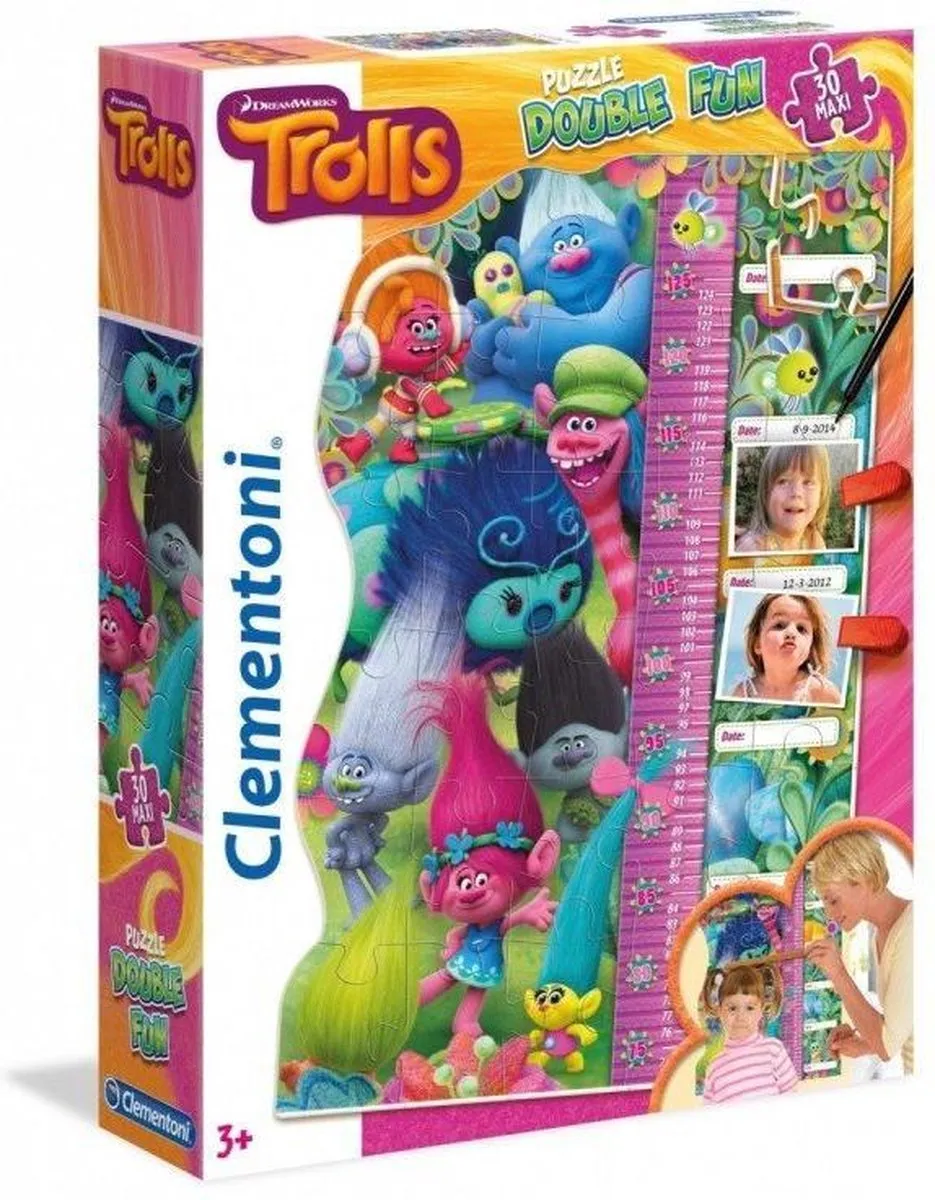 Clementoni Trolls Groeimeter Puzzel