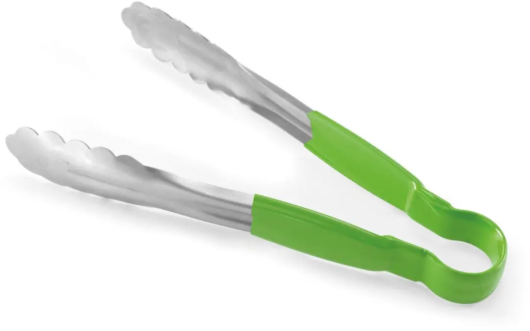 HENDI Serveertang HACCP 250mm - Roestvrij staal - Groen