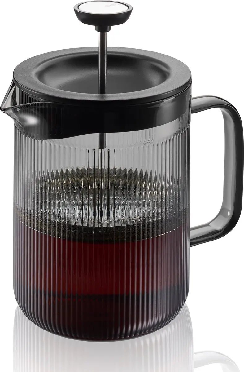 GEFU Cristiano French Press 600ml - Smoke Grey