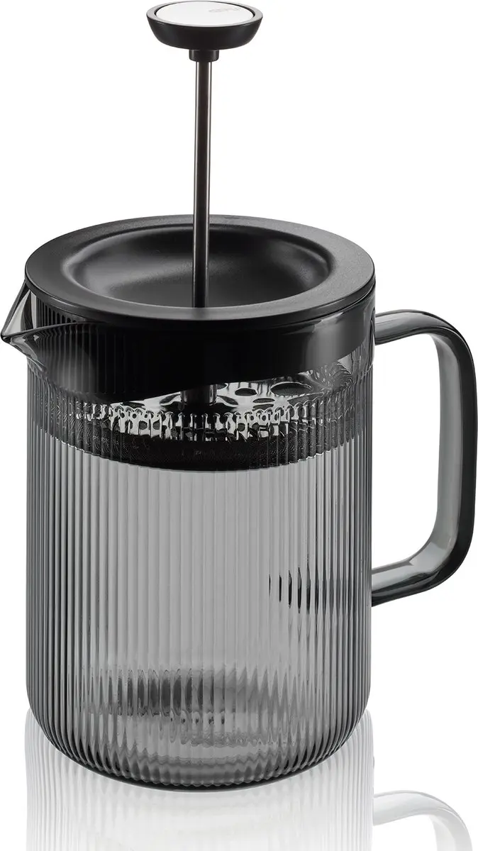 GEFU Cristiano French Press 600ml - Smoke Grey