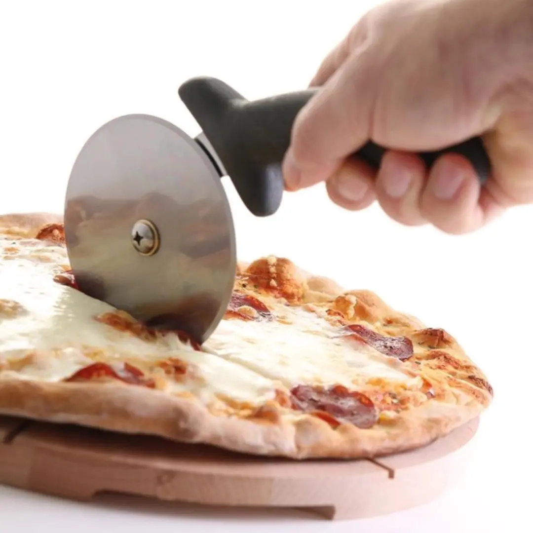 HENDI Pizzasnijder 230mm - Zwart