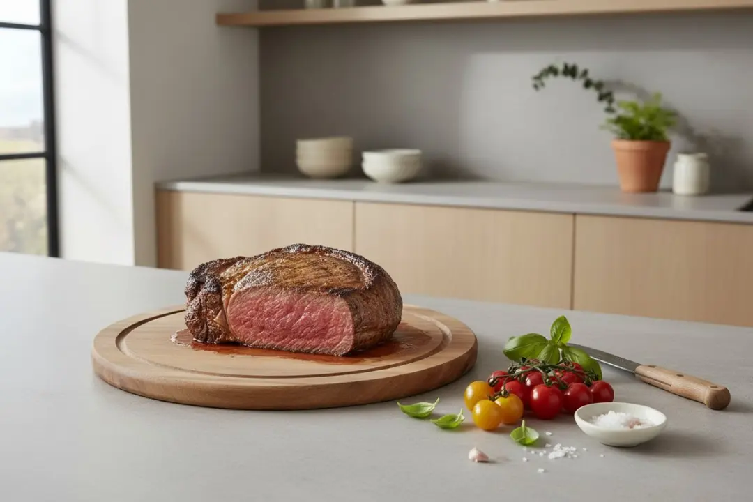 Cookinglife Acacia Snijplank - Ø25cm - Antibacterieel