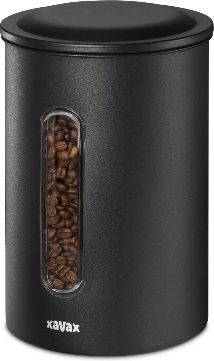 Xavax Koffieblik 1,5 kg - 1500ml - Zwart