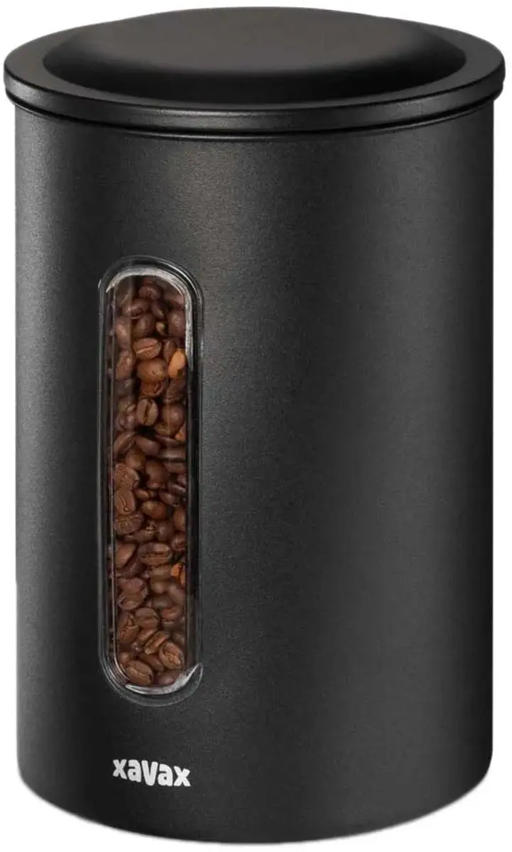 Xavax Koffieblik 1,5 kg - 1500ml - Zwart